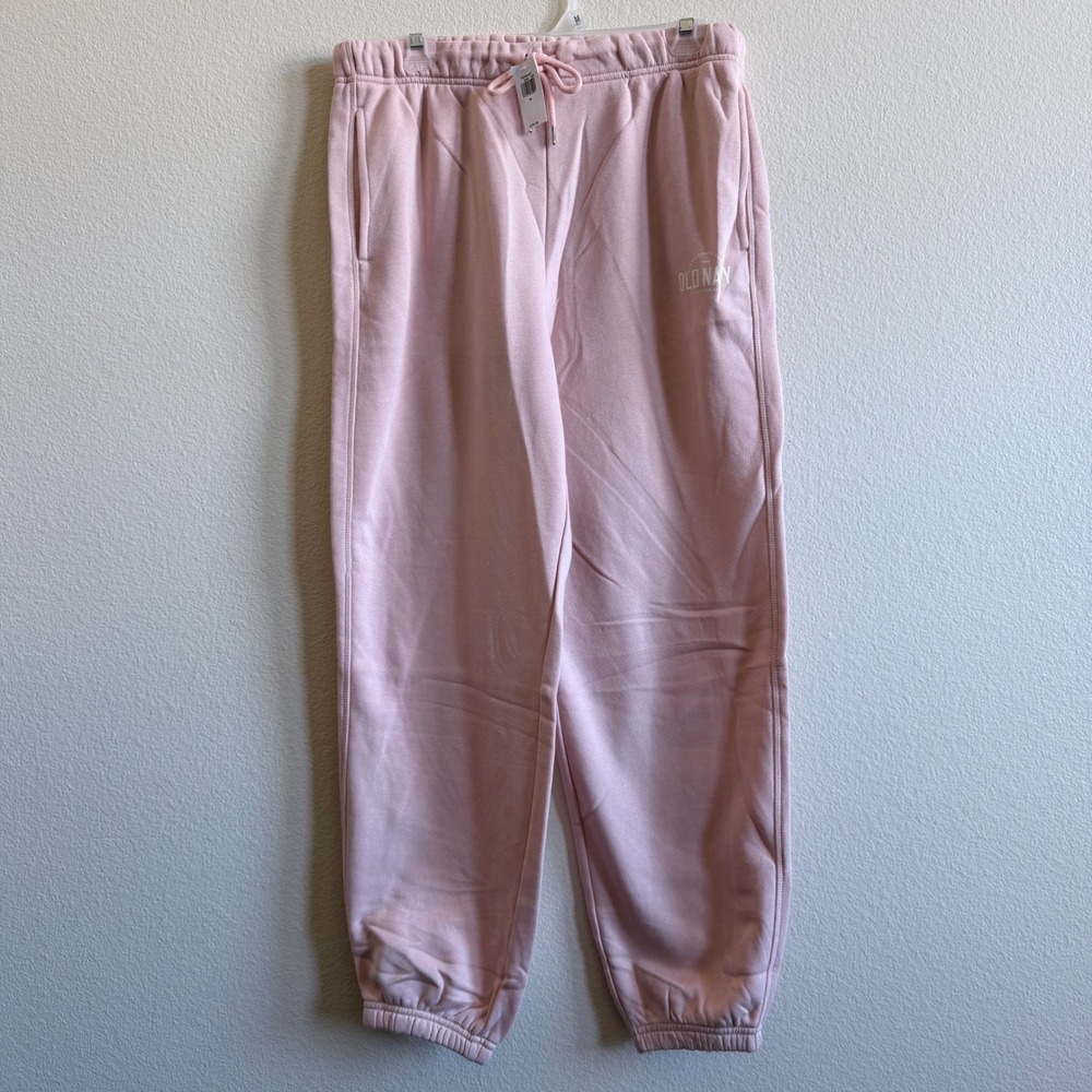Old Navy Pink Graphic Jogger Sweatpants Women Medium NWT 720702-03-1
